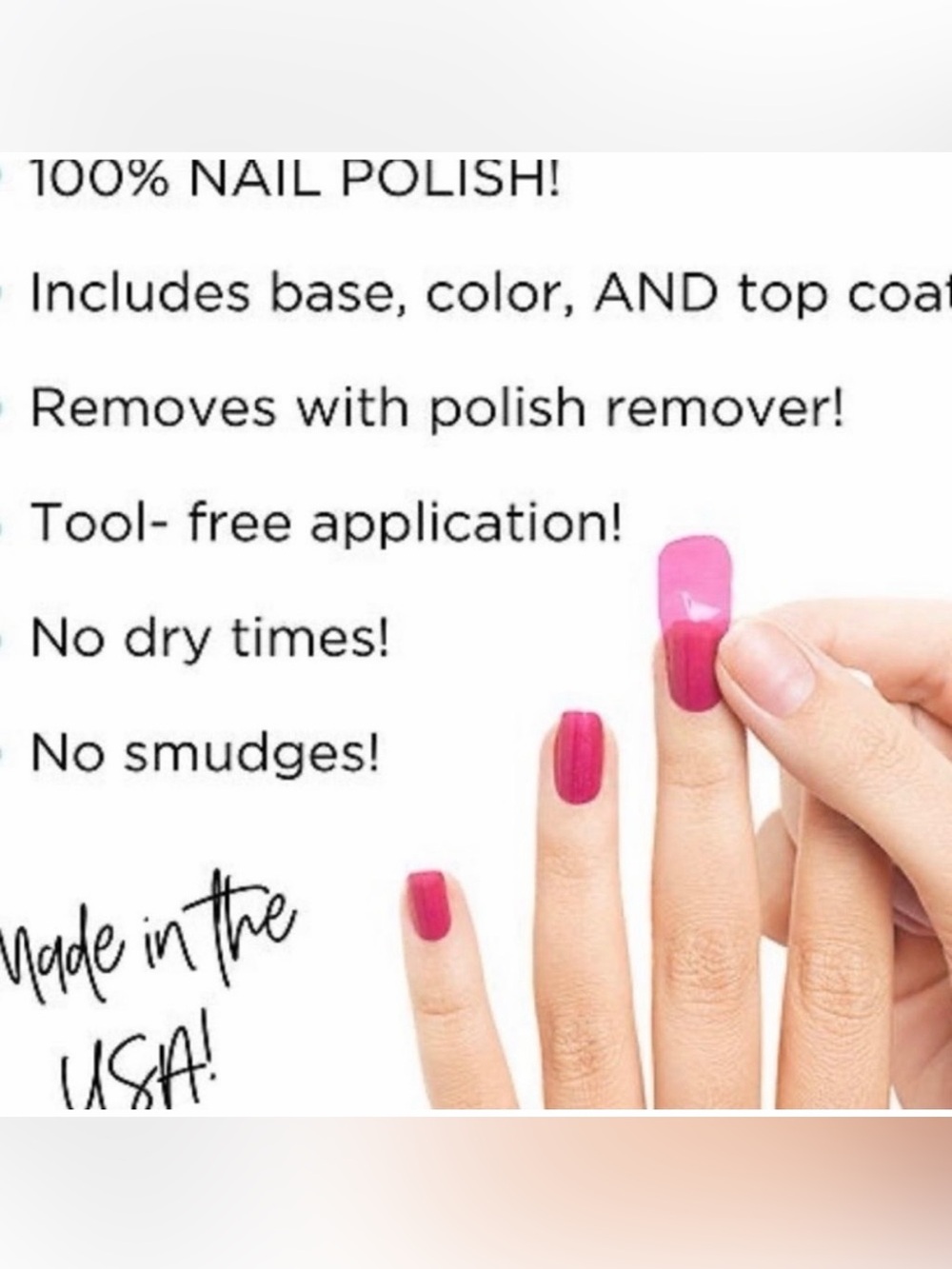 Color Street Soft Coral Pink Nail Strips - Picture 7 of 7